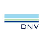 The logo for DNV, a sponsor for ACP's Offshore Windpower Conference.