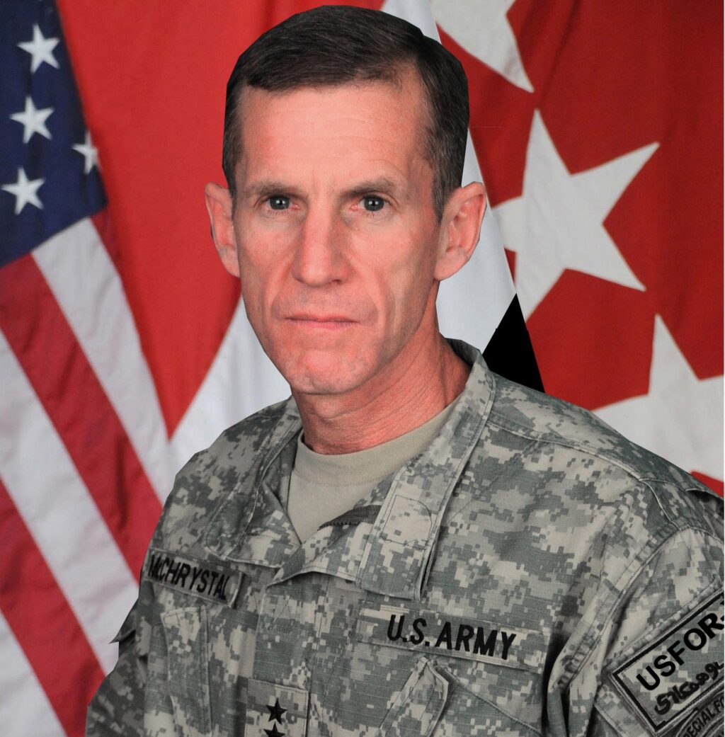 The Military Headshot of General Stanley McChrystal.